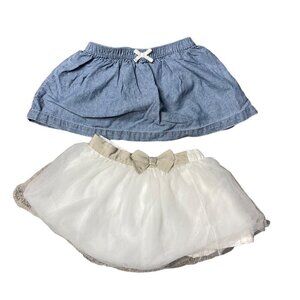 Lot of 2 Carters Skirts Size 18 months